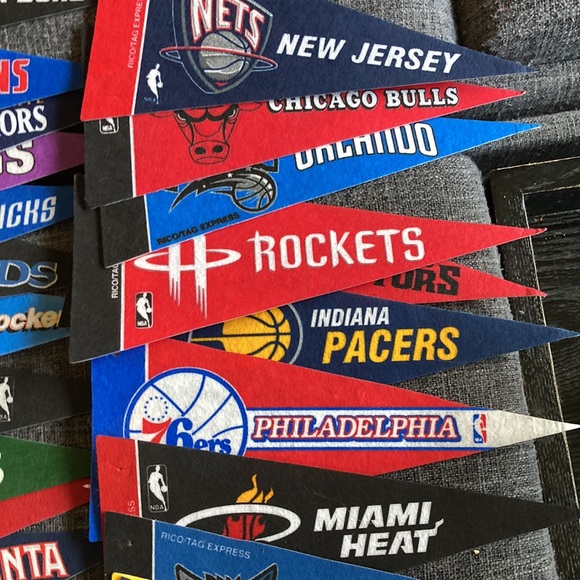 Mini basketball felt flags - Picture 4 of 9